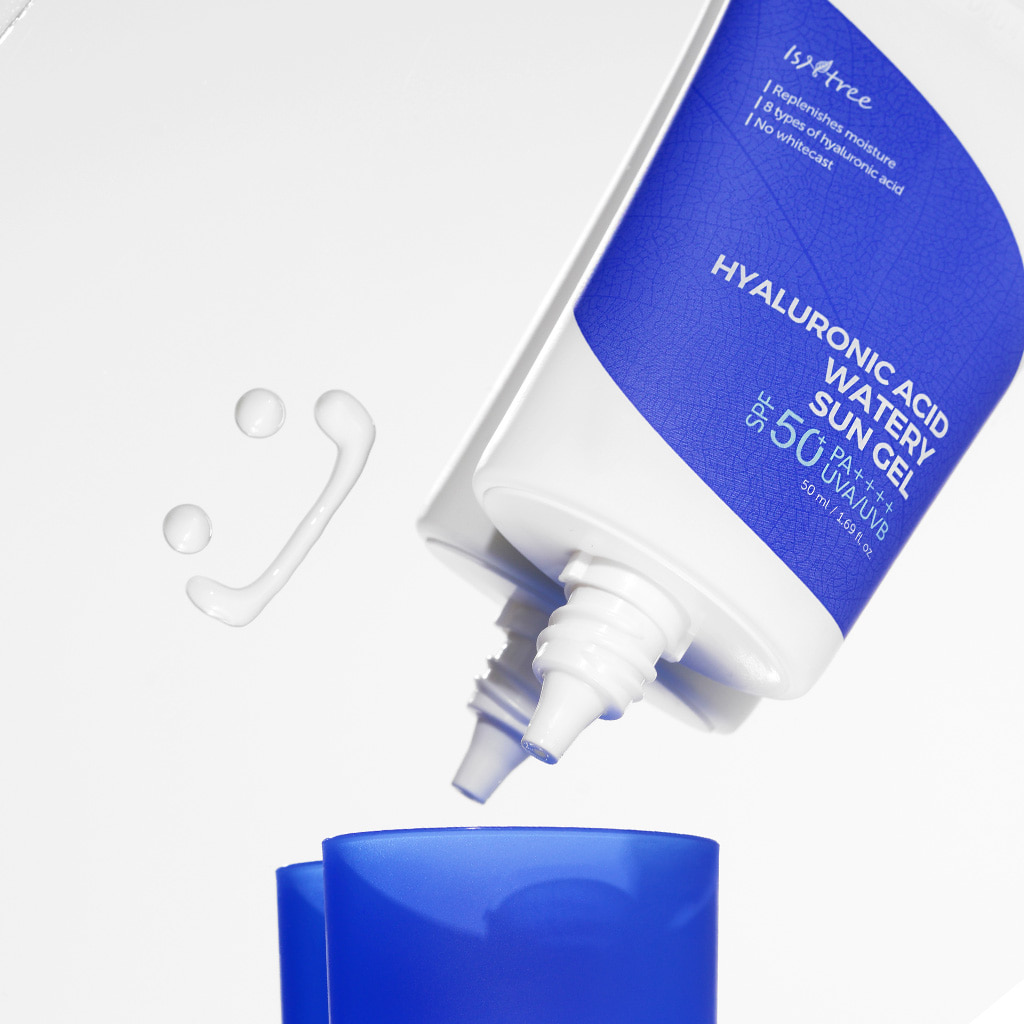 Isntree Hyaluronic Acid Watery Sun Gel SPF 50 apsauginis kremas nuo saulės