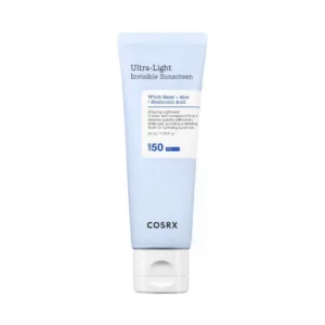COSRX SPF50 kremas nuo saulės – lengvas ir nematomas apsauginis kremas