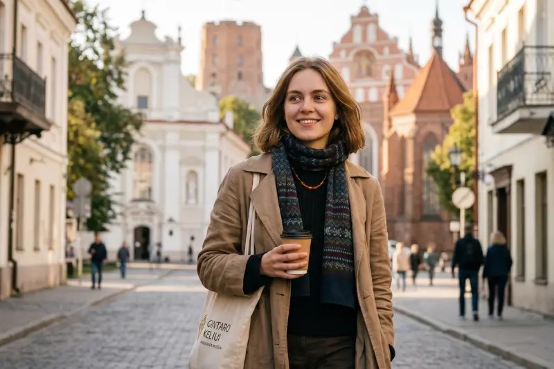 Moteris su skaisčia, švytinčia ir gyvybinga veido oda natūralioje dienos šviesoje