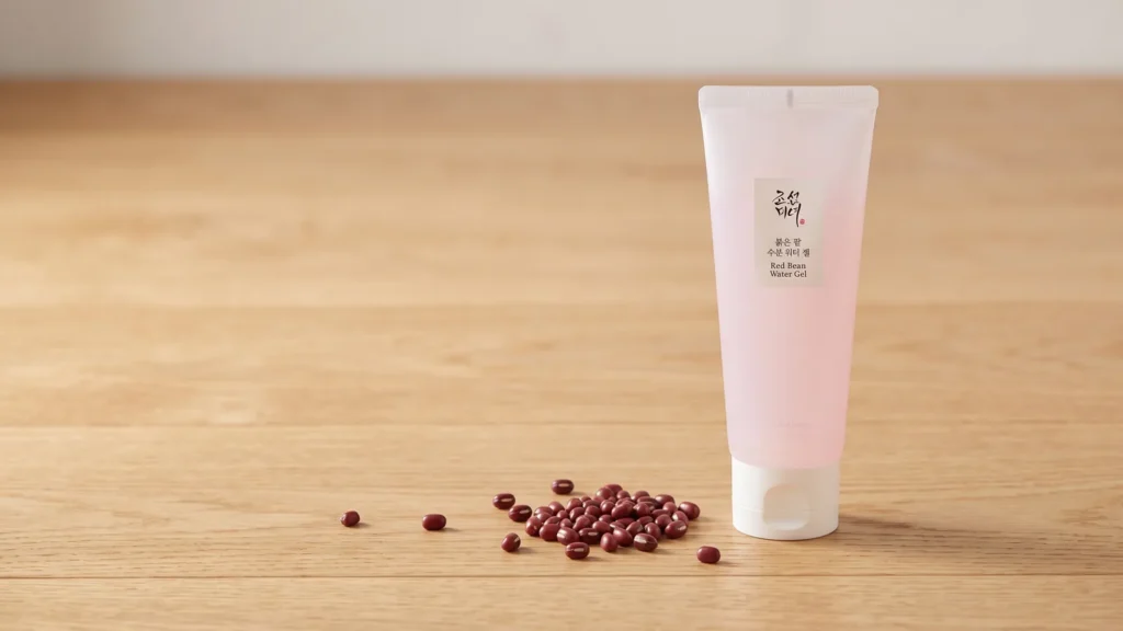 Beauty of Joseon Red Bean Water Gel gelinis veido kremas – Vasaros odos priežiūra (korėjietiška kosmetika)