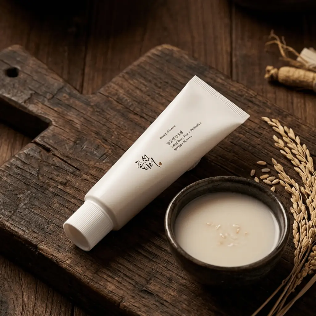 BEAUTY OF JOSEON Relief Sun Rice & Probiotics SPF 50 kremas nuo saulės