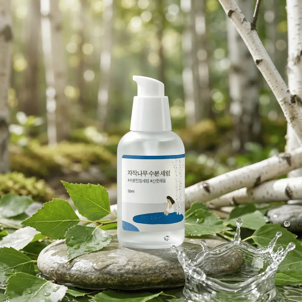 ROUND LAB Birch Juice Moisturizing Serum veido serumas su beržų sula