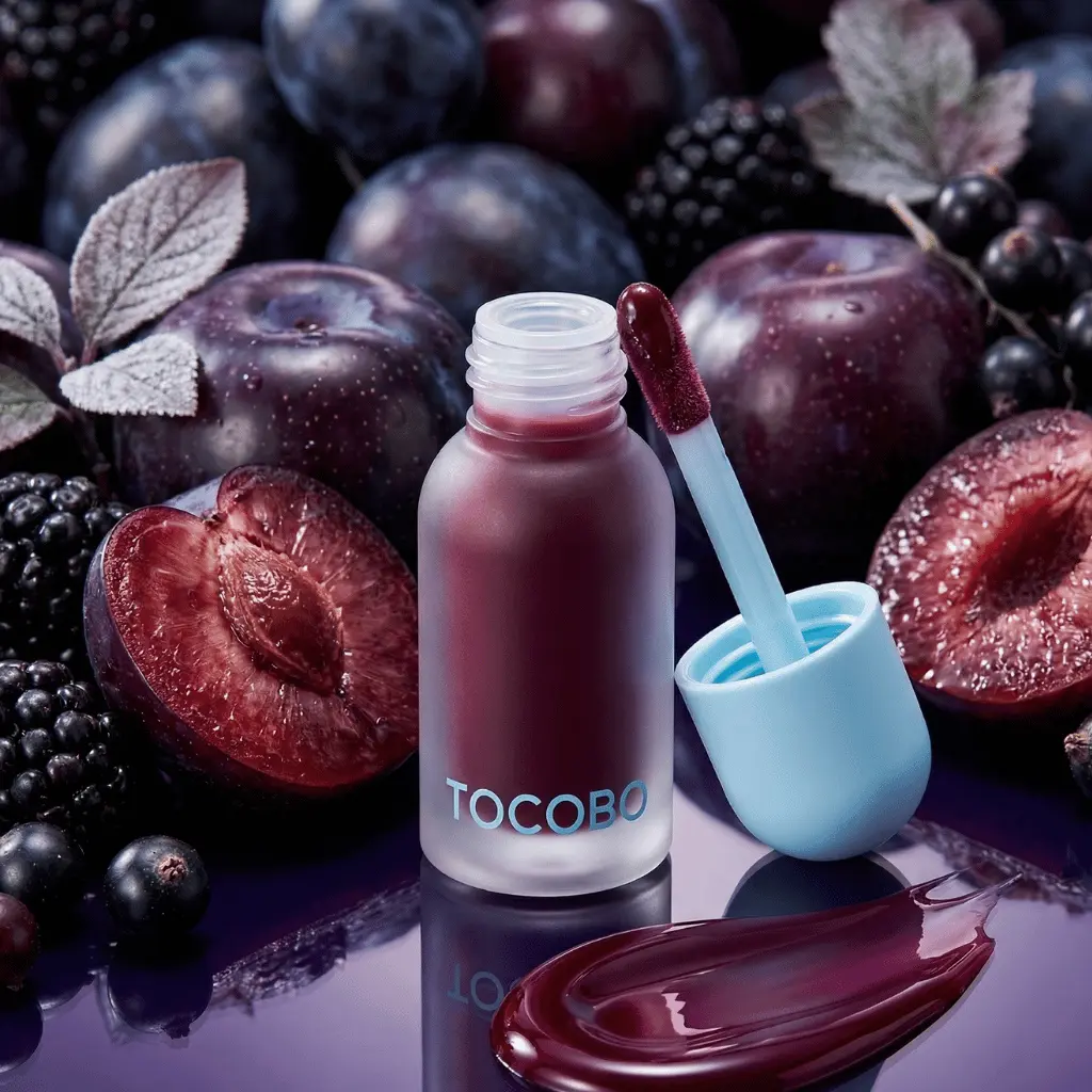 TOCOBO Juicy Berry Plumping Lip Oil Plum Jam drėkinantis lūpų aliejus