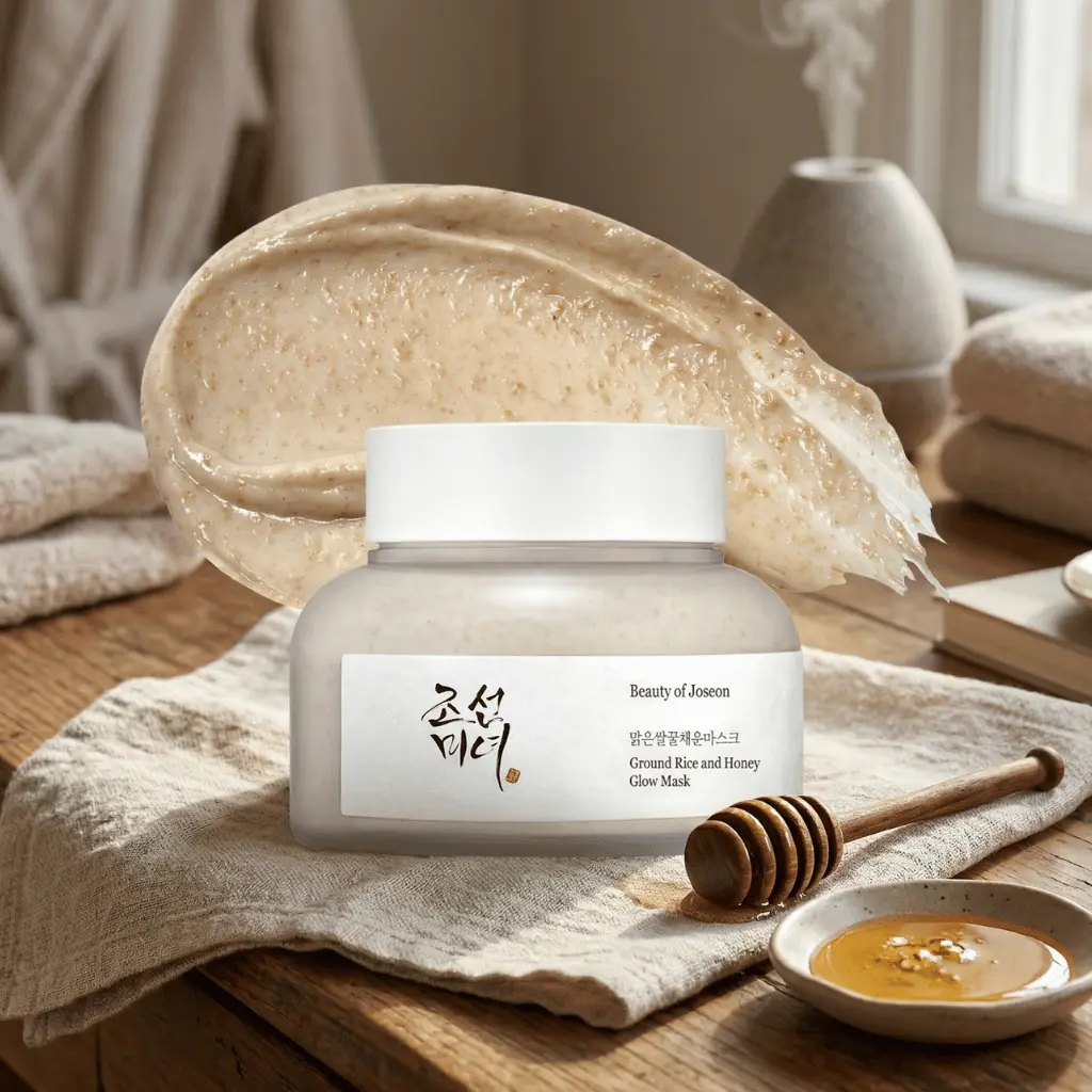 Beauty of Joseon Ground Rice and Honey Glow Mask veido kaukė