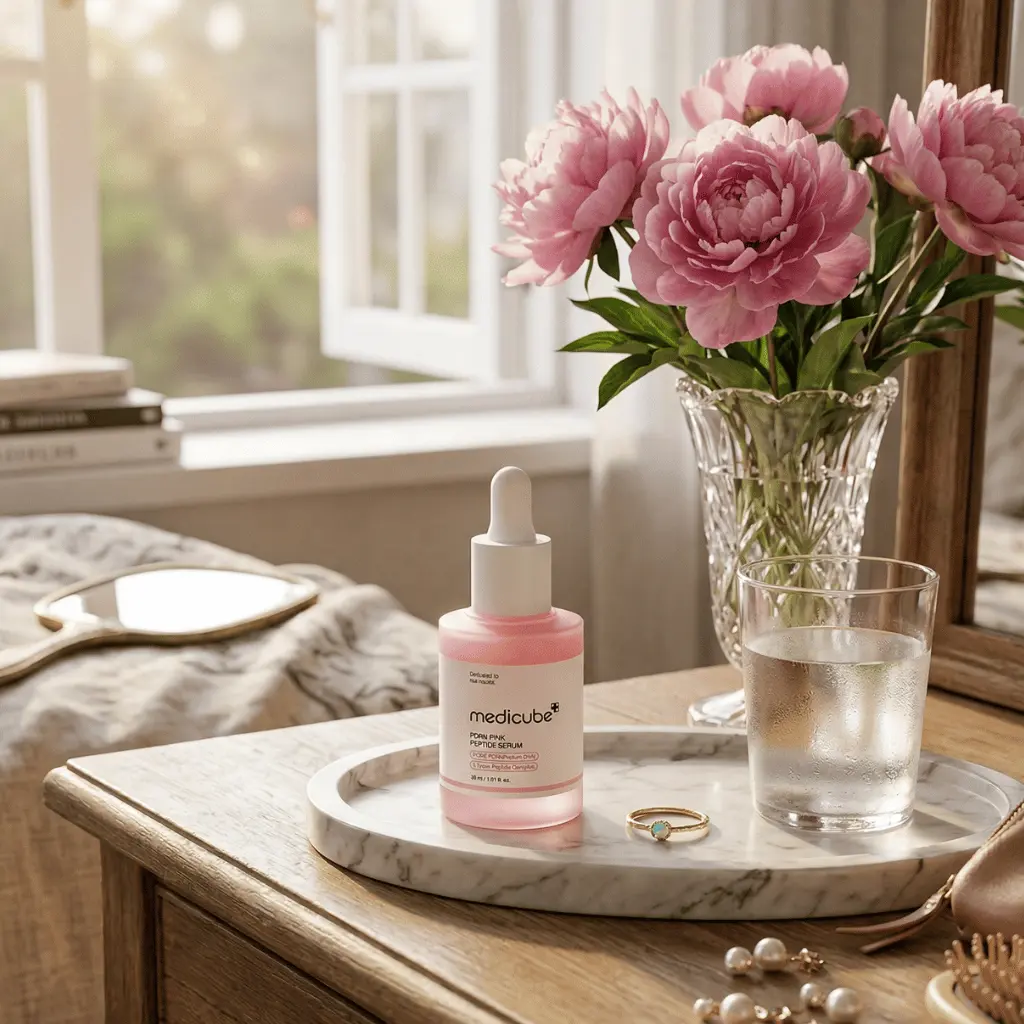 MEDICUBE PDRN Pink Peptide Serum veido serumas