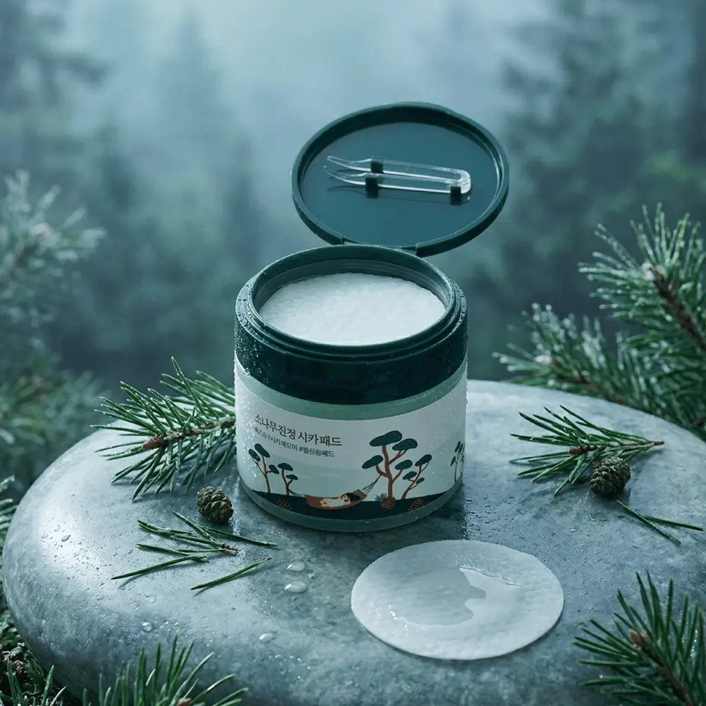ROUND LAB Pine Calming Cica Pad veido padeliai