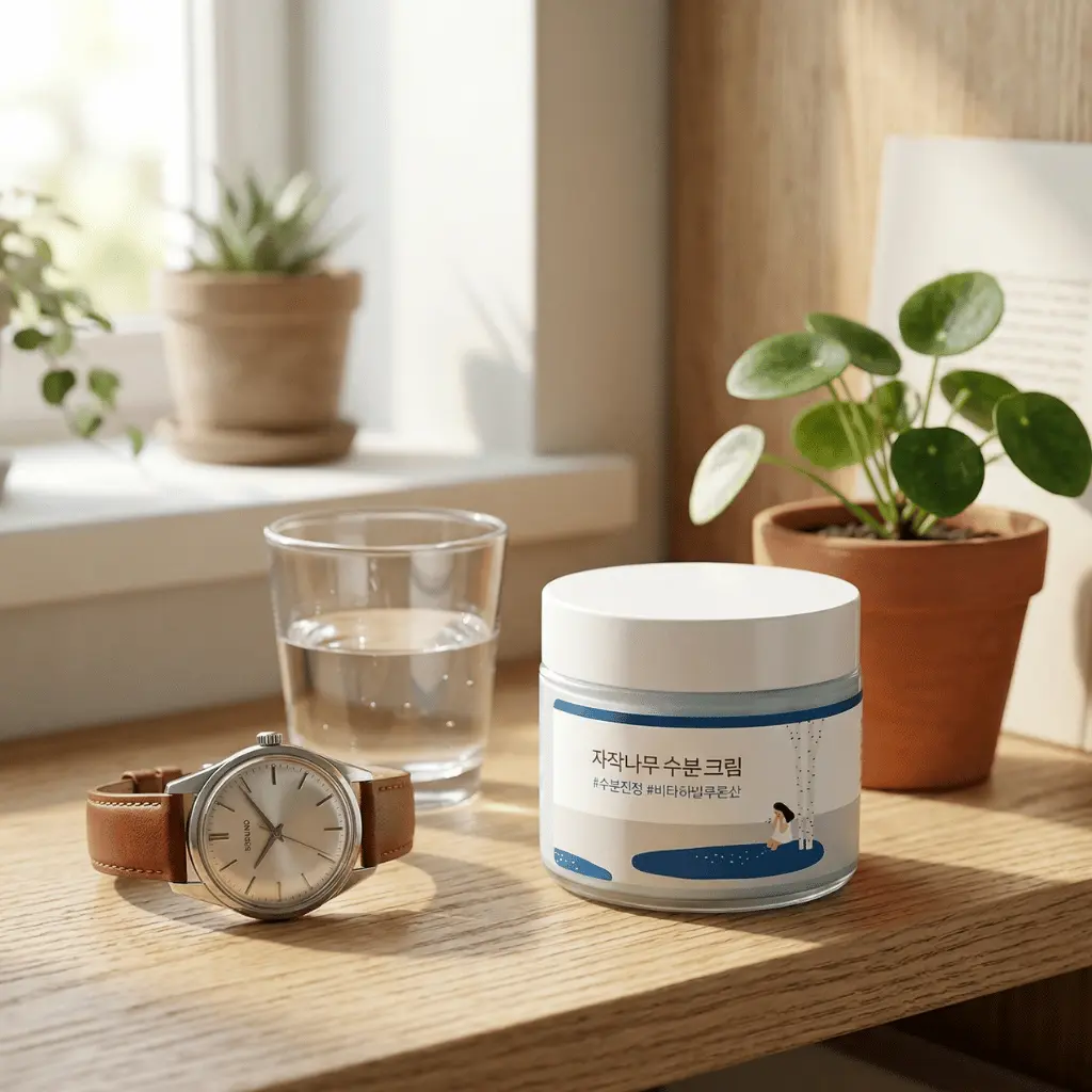 ROUND LAB Birch Juice Moisturizing Cream veido kremas vyrams