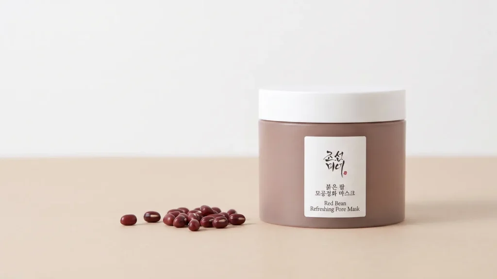 Beauty of Joseon Red Bean Refreshing Pore Mask molio kaukė – Išsiplėtusios poros (korėjietiška kosmetika)