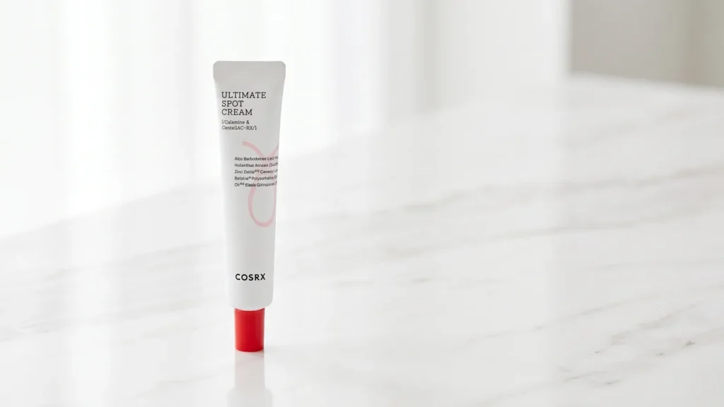 COSRX AC Collection Ultimate Spot Taškinis Kremas Nuo Spuogų – Korėjietiška veido priežiūra pradedantiesiems