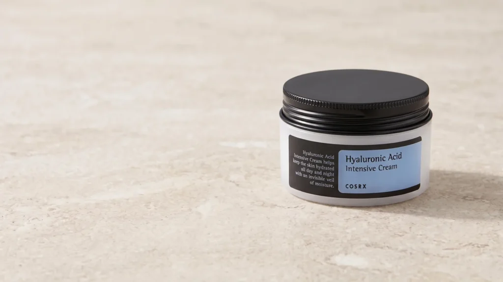 COSRX Hyaluronic Acid Intensive Cream kremas su hialurono rūgštimi – Natūralūs aliejai sausai odai (korėjietiška kosmetika)