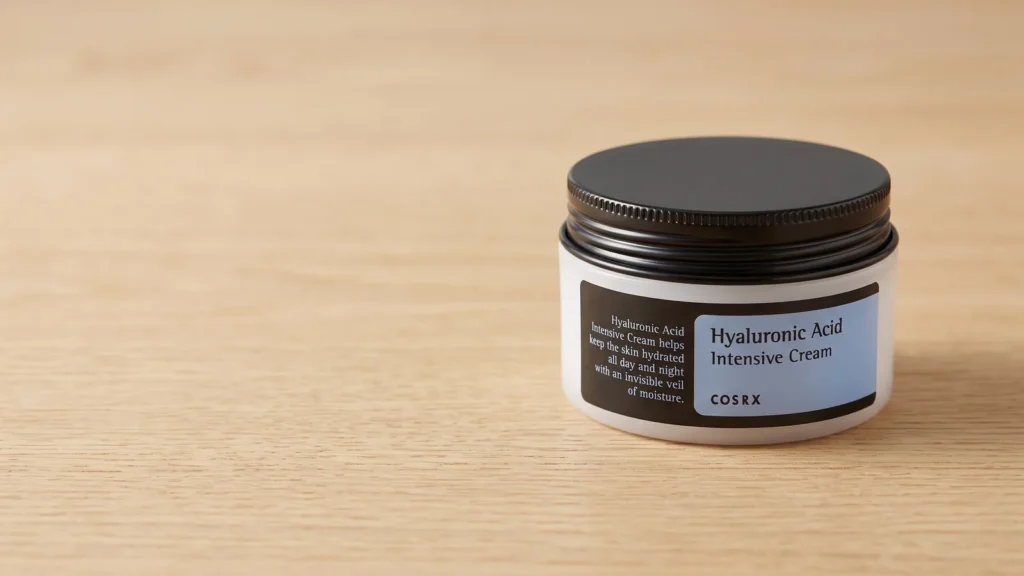 COSRX Hyaluronic Acid Intensive Cream kremas su hialurono rūgštimi – Riebi oda ir drėkinimas (korėjietiška kosmetika)