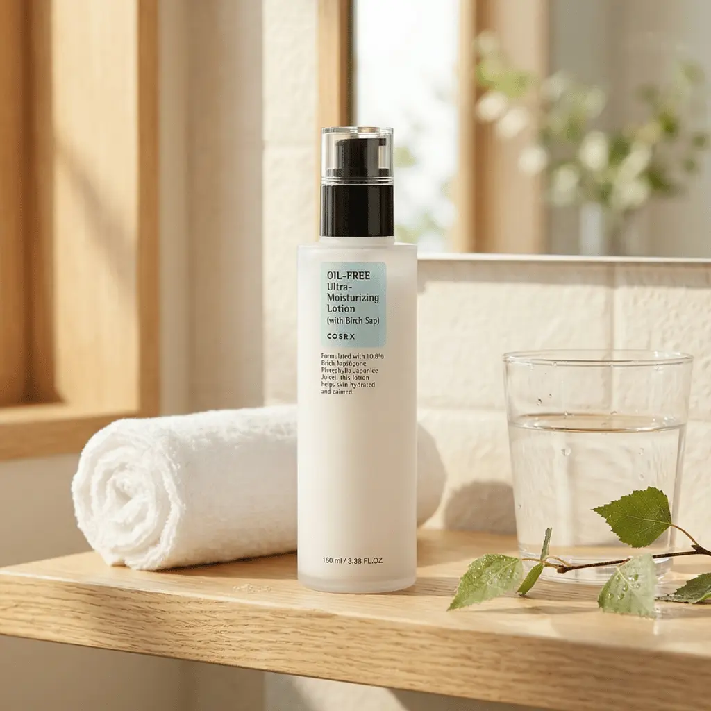 COSRX Oil Free Ultra Moisturizing Lotion veido drėkiklis - losjonas