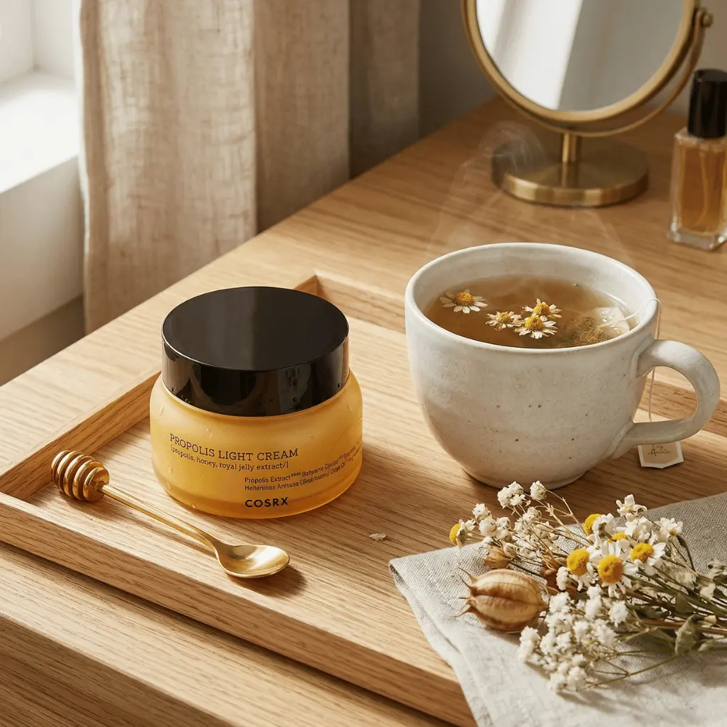 COSRX Full Fit Propolis Light Cream veido kremas