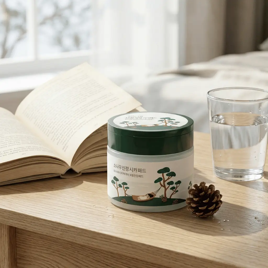 ROUND LAB Pine Calming Cica Pad veido padeliai