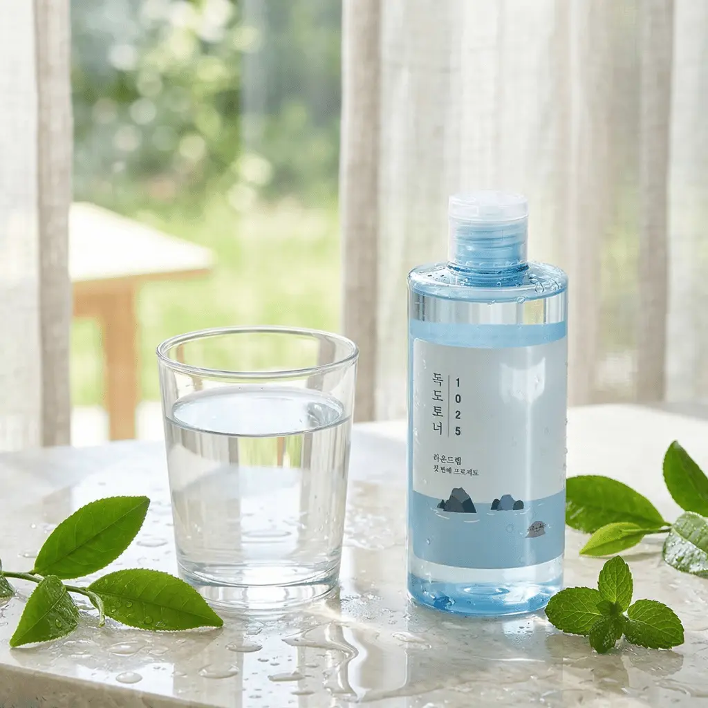 Round Lab 1025 Dokdo Toner drėkinantis veido tonikas su pantenoliu sausai odai