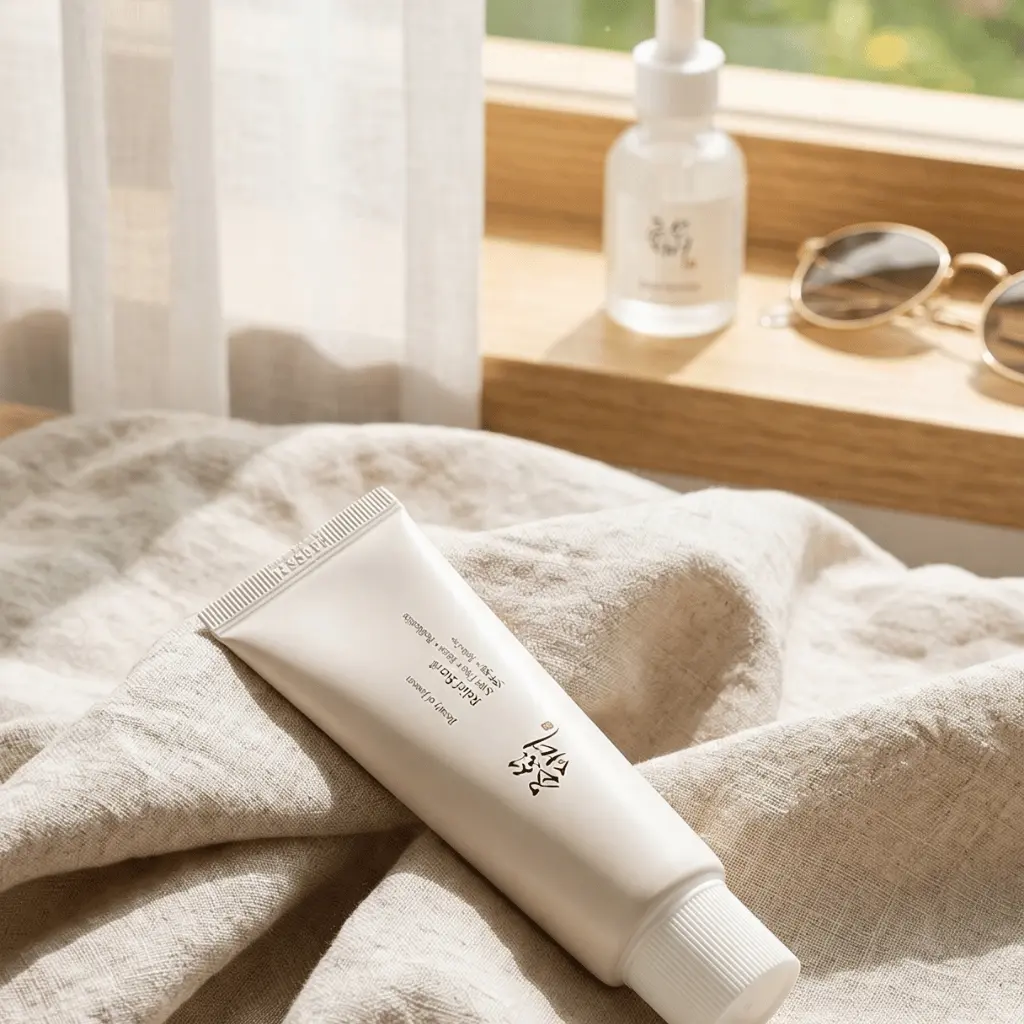 BEAUTY OF JOSEON Relief Sun Rice & Probiotics SPF 50 kremas nuo saulės