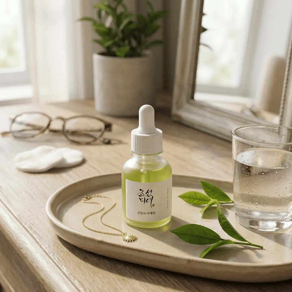 Beauty of Joseon Calming Serum Green tea + Phanthenol raminamasis veido serumas