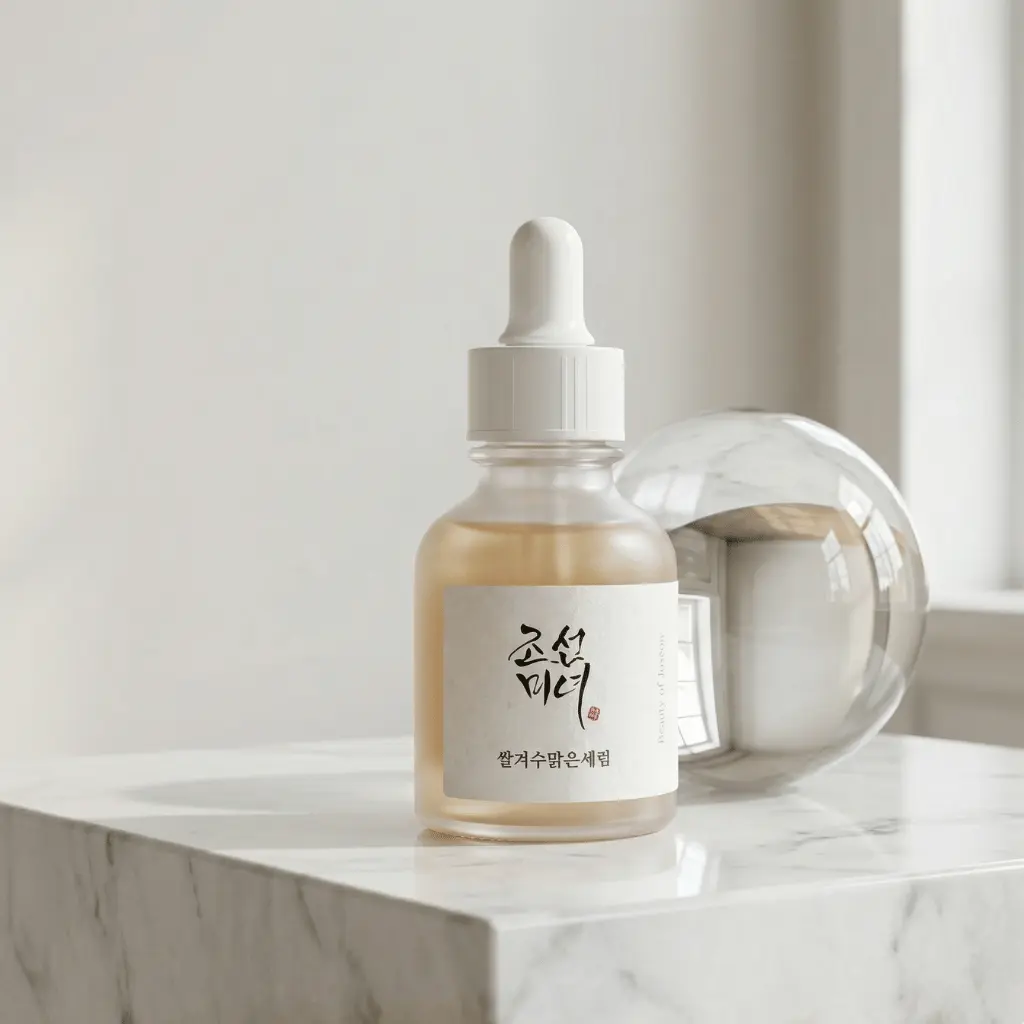 Beauty of Joseon Glow Deep Serum Rice + Alpha Arbutin veido serumas ant marmuro