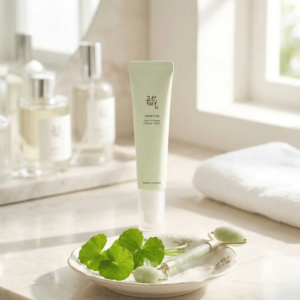 Centella Asiatica raminantis ingredientas jautrios odos priežiūrai