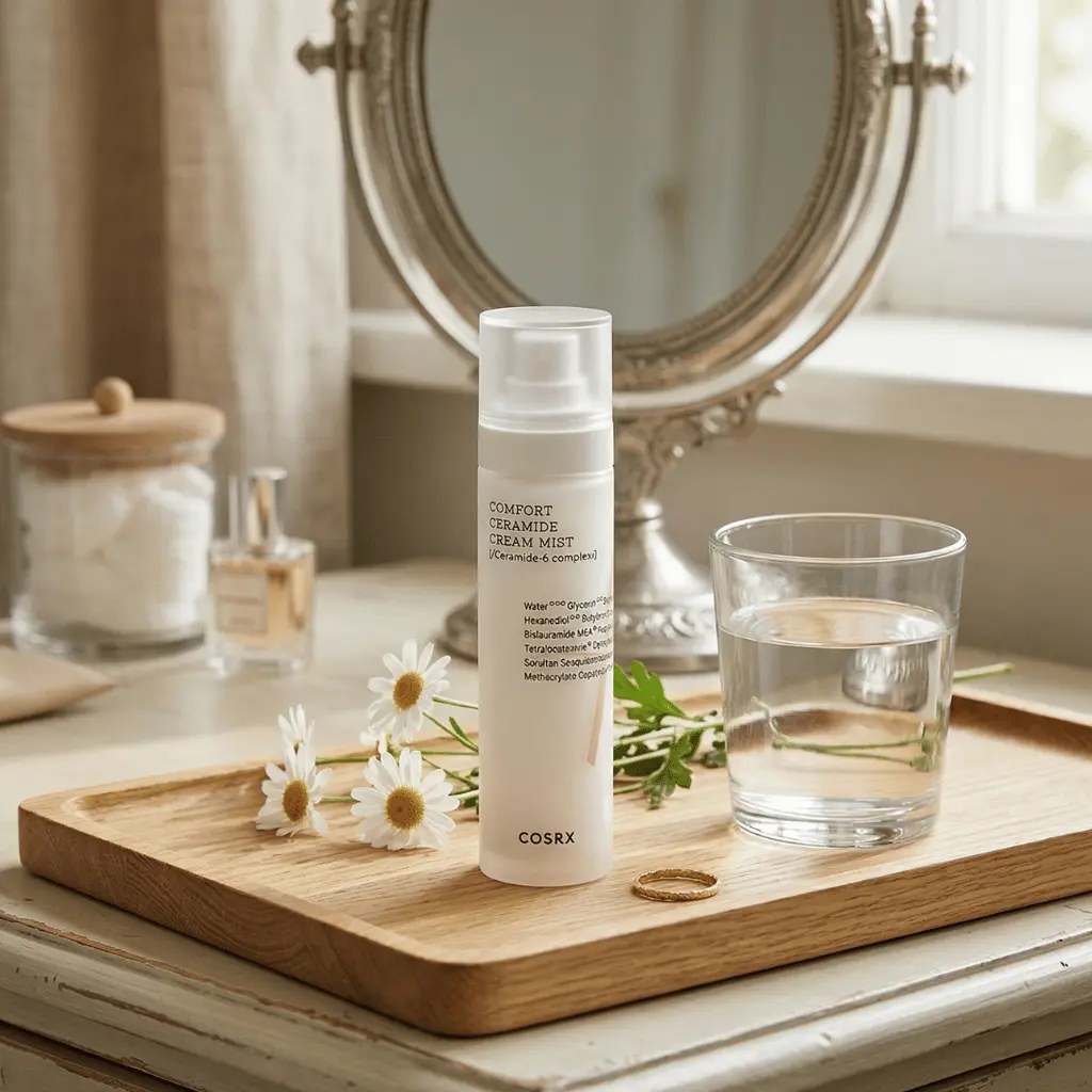 COSRX Balancium Comfort Ceramide Cream Mist veido dulksna