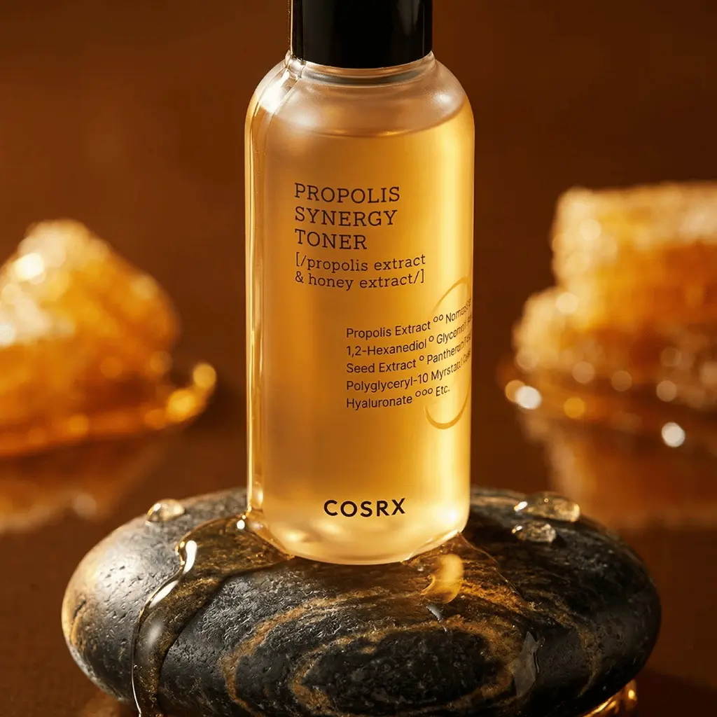 COSRX Full Fit Propolis Synergy Toner veido toneris su propoliu švytėjimui