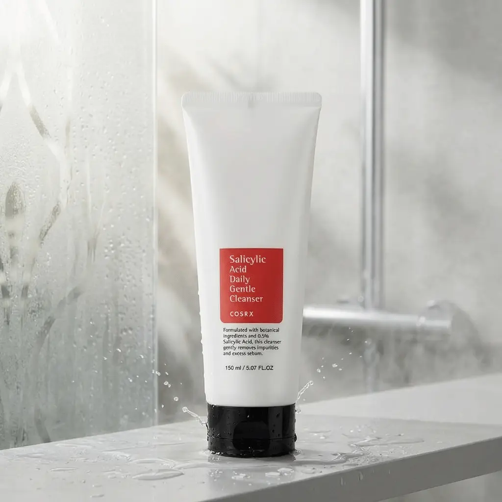 COSRX Salicylic Acid Daily Gentle Cleanser naudojamas kūno odos problemoms spręsti