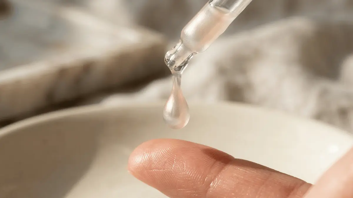 Skaidrus drėkinantis veido serumas su pipete – intensyvi korėjietiška veido priežiūra