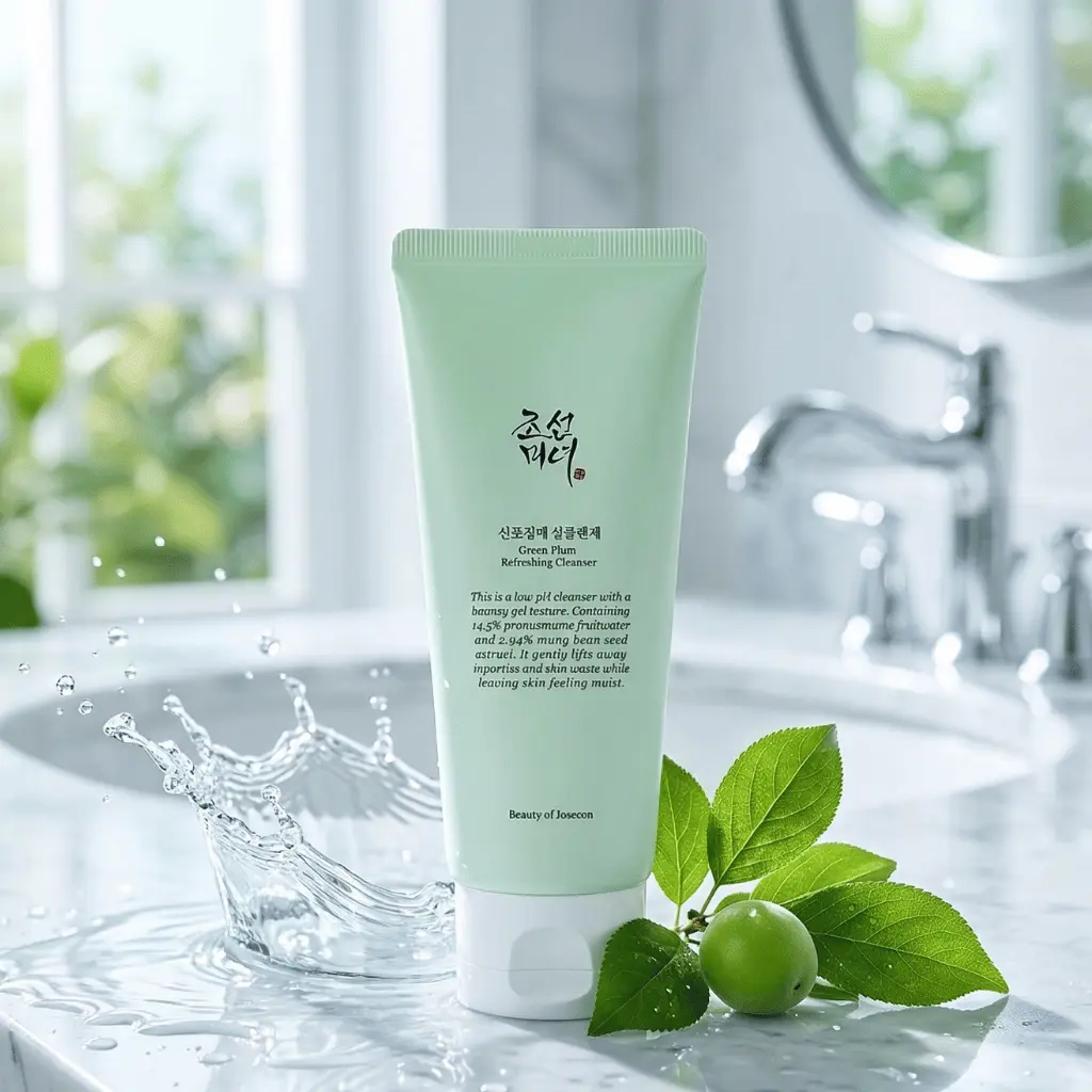 Beauty of Joseon Green Plum Refreshing Cleanser veido prausiklis riebiai odai