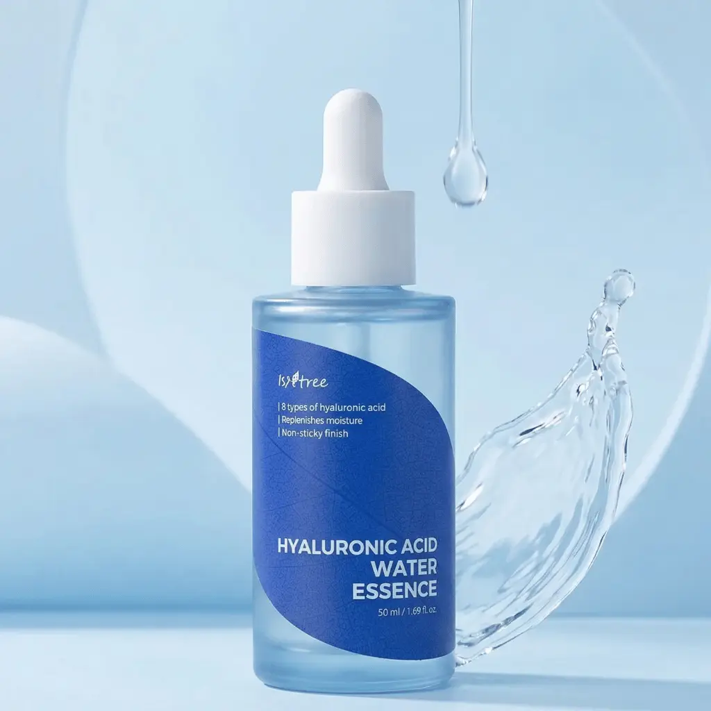 Isntree Hyaluronic Acid Water Essence veido esencija su hialuronu