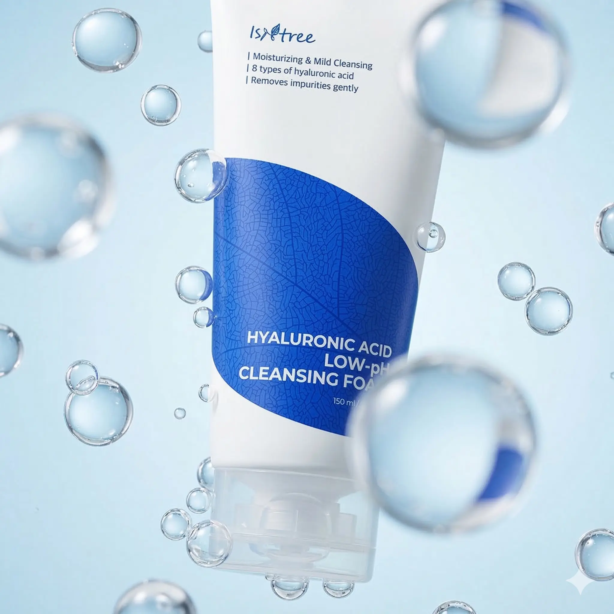 Isntree Hyaluronic Acid Low-pH Cleansing Foam drėkinantis prausiklis