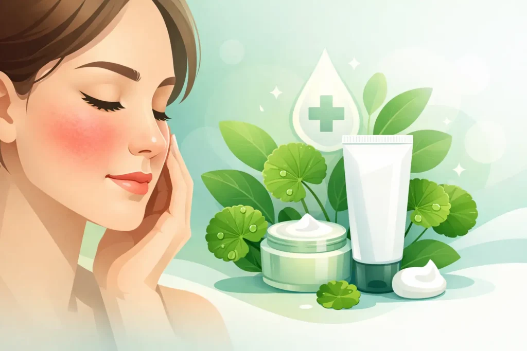 Kaip cica kremas mažina odos paraudimą