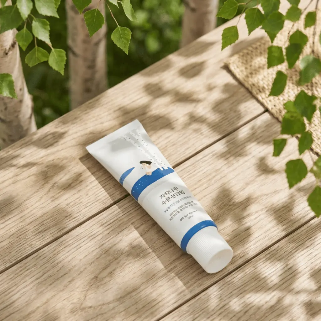 ROUND LAB Birch Juice Moisturizing Sunscreen SPF50 kremas nuo saulės