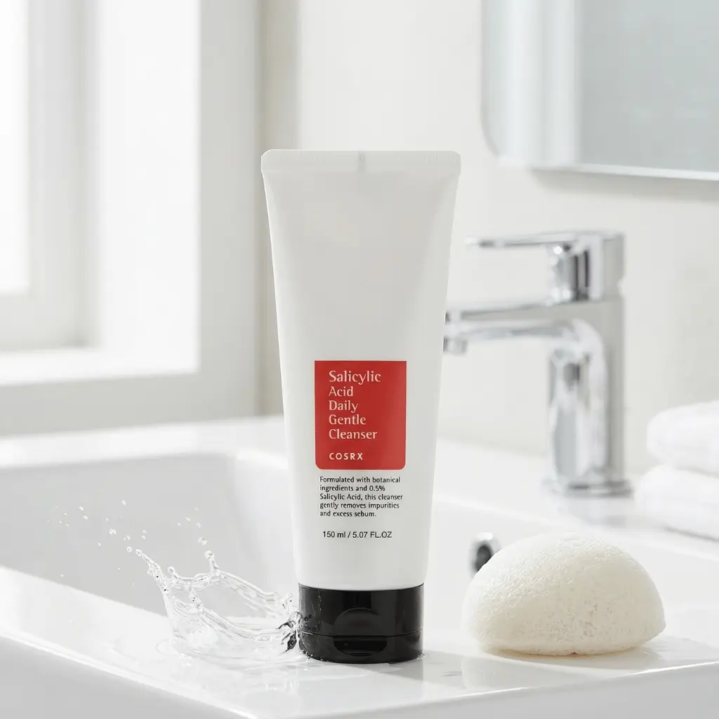 COSRX Salicylic Acid Daily Gentle Cleanser prausiklis nuo aknės ir spuogų
