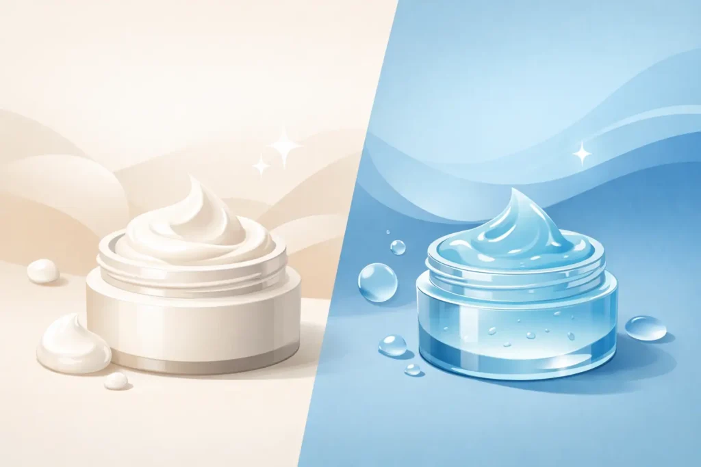 Kreminė ar gelio tekstūra - ką rinktis?