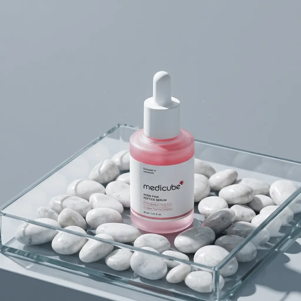 Medicube PDRN Pink Peptide Serum regeneruojantis serumas