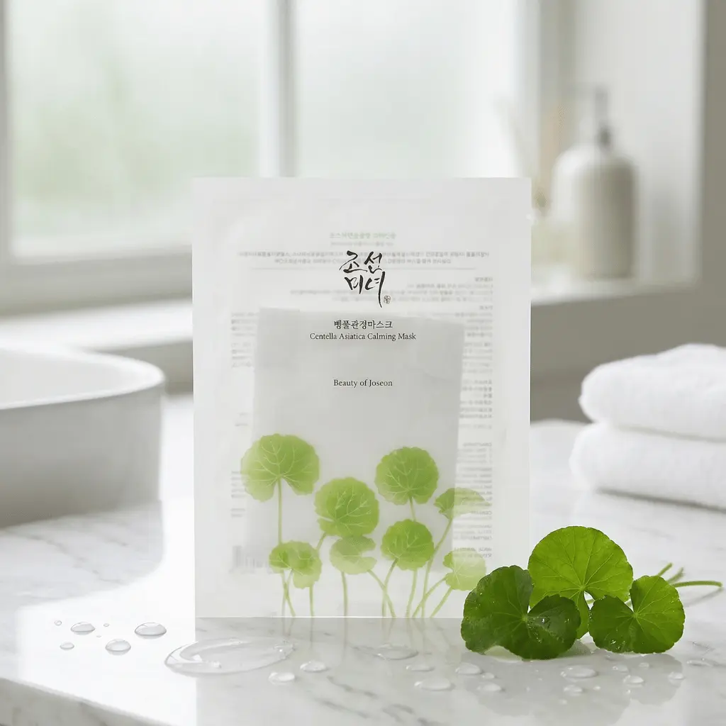 Beauty Of Joseon Centella Asiatica Calming Mask raminanti veido kaukė raustančiai odai