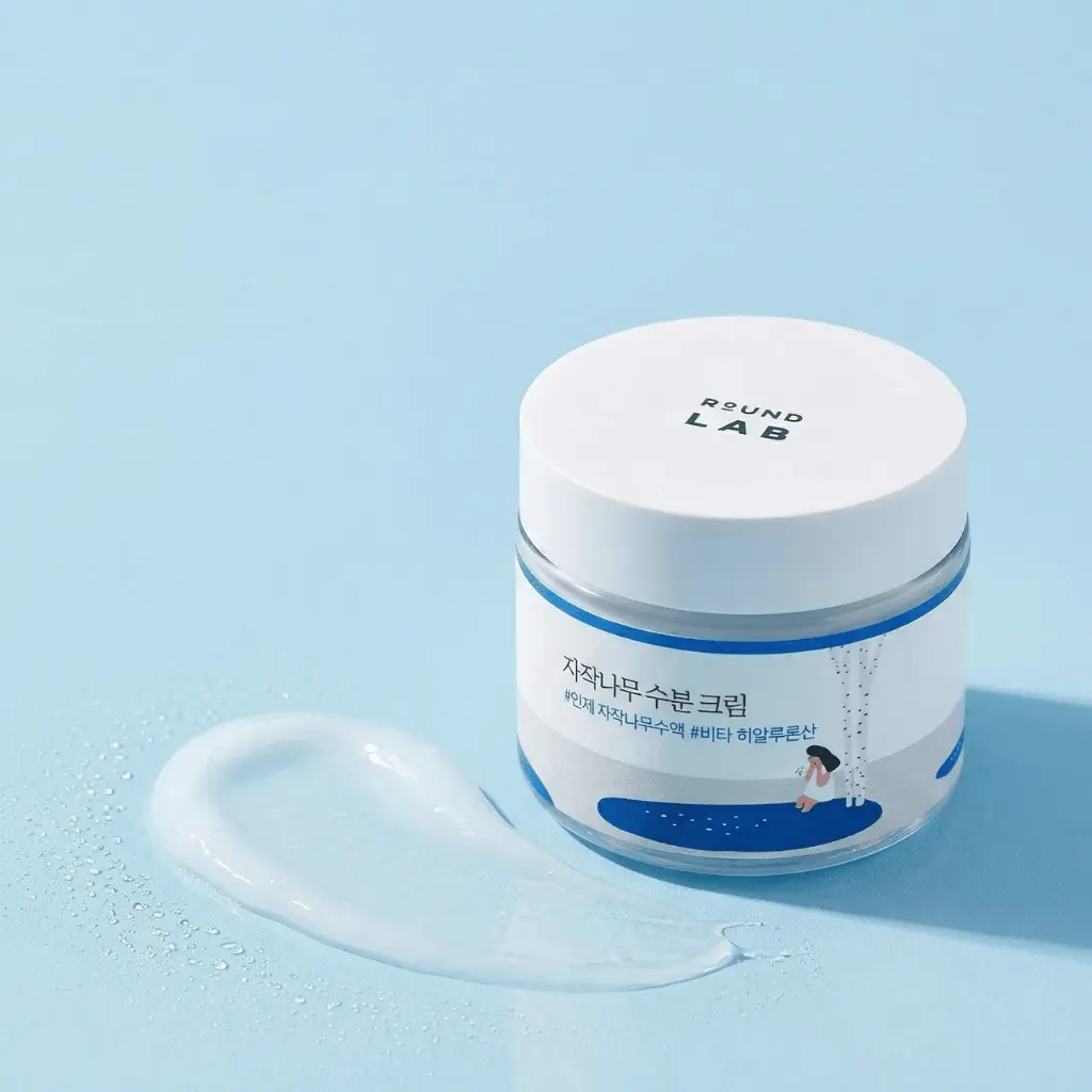 ROUND LAB Birch Juice Moisturizing Cream veido kremas