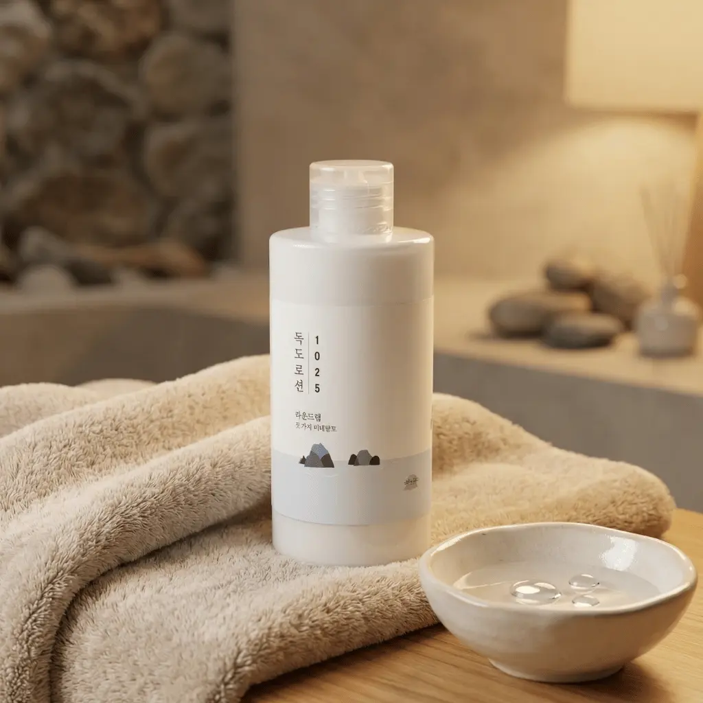 Round Lab 1025 Dokdo Lotion intensyviam kūno odos drėkinimui po dušo