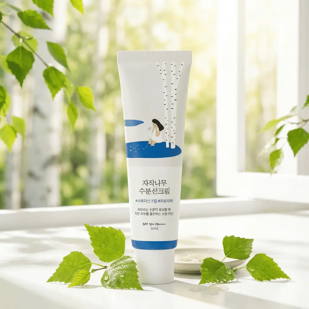 ROUND LAB Birch Juice Sunscreen SPF50 kremas nuo saulės