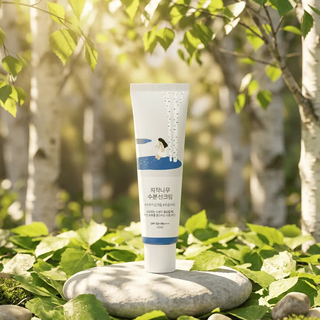 ROUND LAB Birch Juice Sunscreen SPF50 kremas nuo saulės