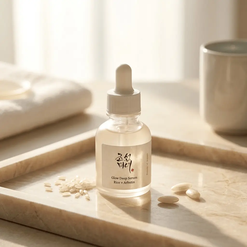 Beauty of Joseon Glow Deep Serum Rice + Alpha Arbutin veido serumas nuo pigmentacijos