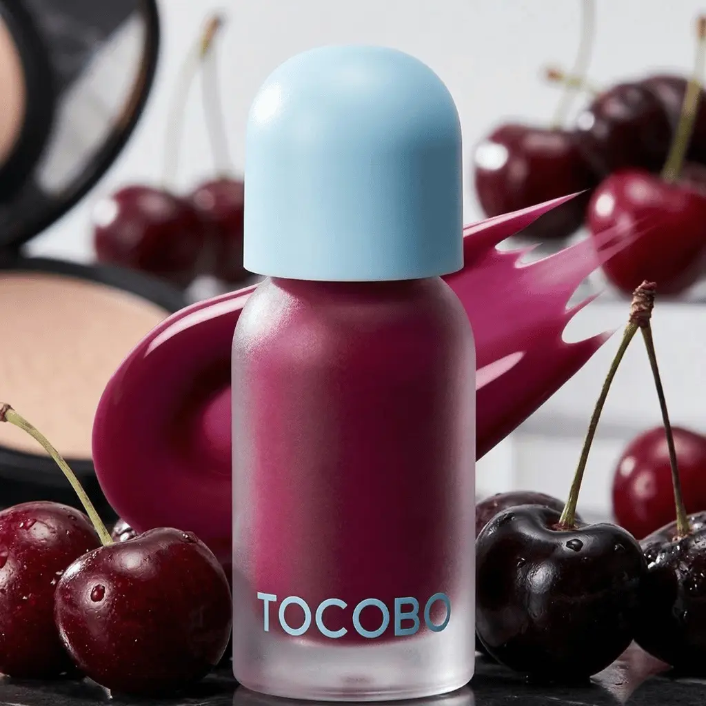 Tocobo Juicy Berry Plumping Lip Oil drėkinantis lūpų aliejus tamsi vyšnia