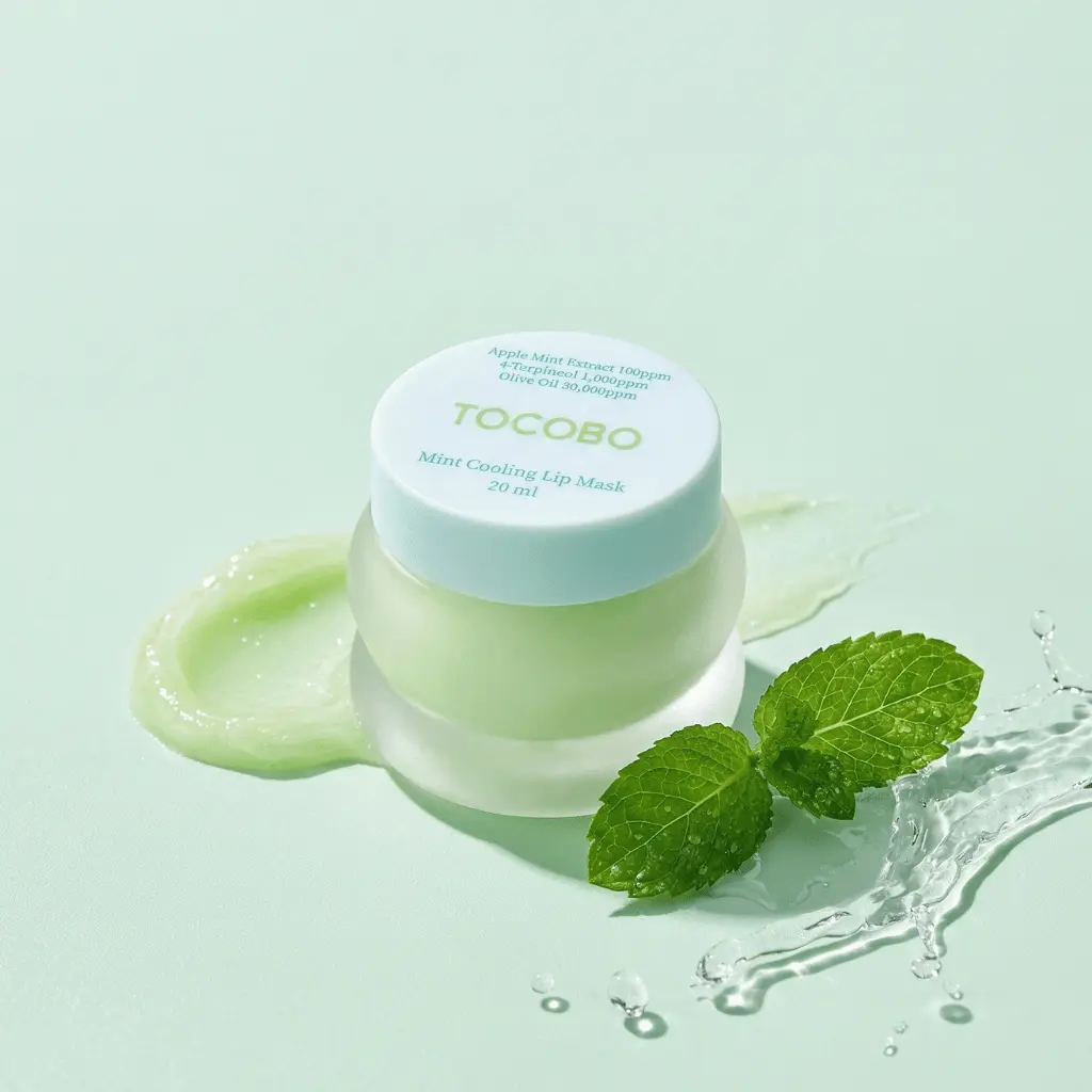 TOCOBO Mint Cooling Lip Mask vėsinanti lūpų kaukė