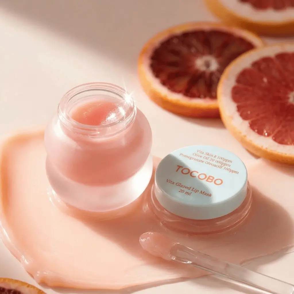 Veganiška lūpų kaukė Tocobo Vita Glazed su vitaminais