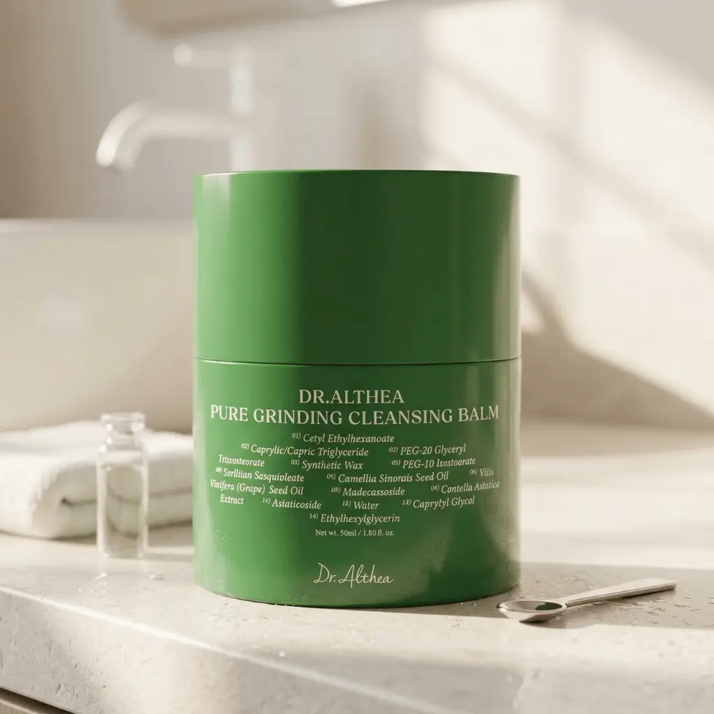 Veido masažas namuose naudojant Dr. Althea Pure Grinding Cleansing Balm