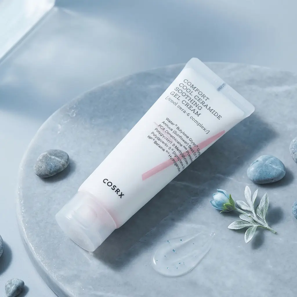 COSRX Balancium Comfort Cool Ceramide Soothing Gel Cream veido kremas