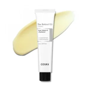 COSRX The Retinol 0.3 Cream stangrinantis naktinis kremas su grynu retinoliu