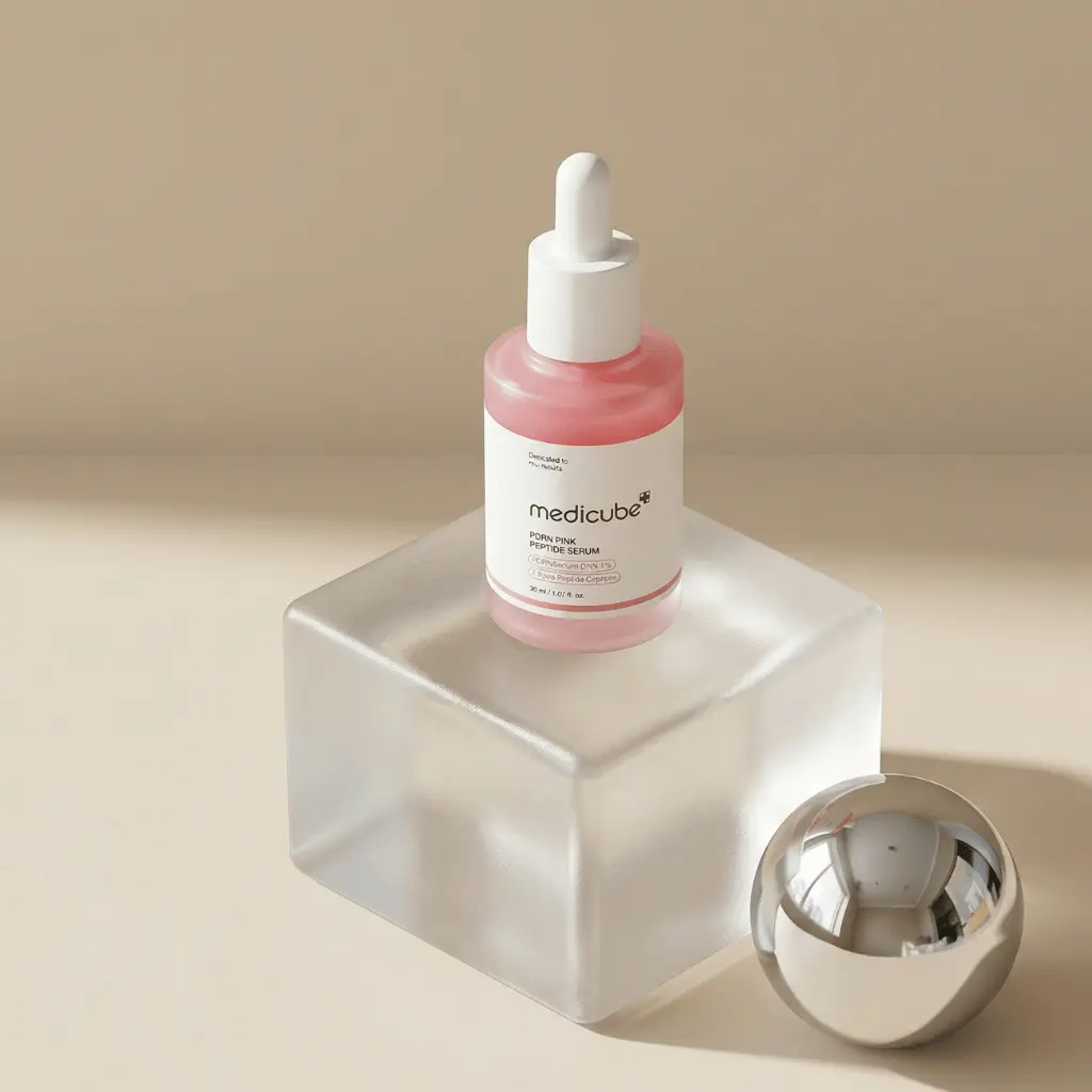 Medicube PDRN Pink Peptide Serum regeneruojantis serumas