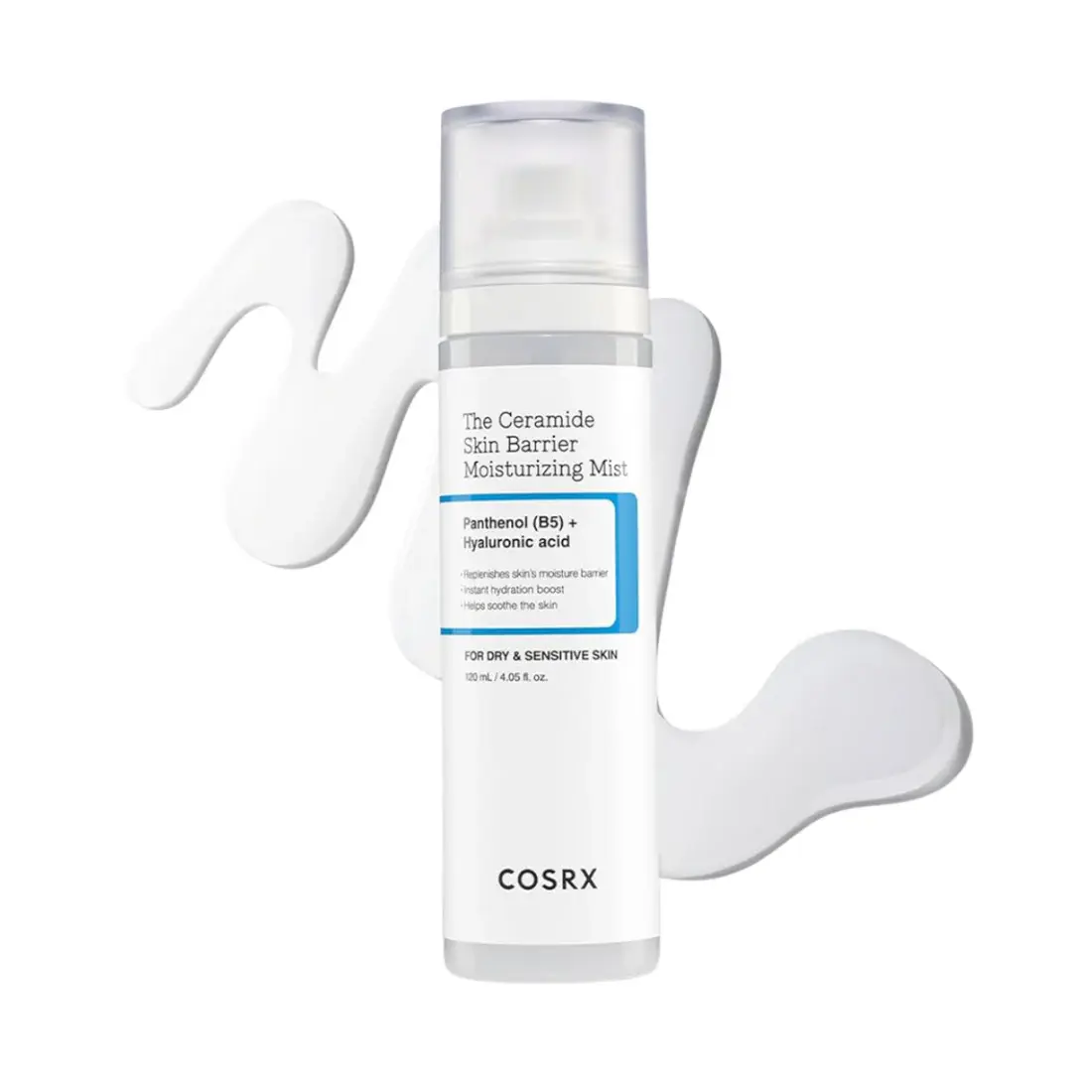 COSRX The Skin Barrier Moisturizing Mist pieniška drėkinamoji veido dulksna su keramidais