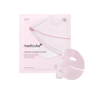 MEDICUBE PDRN Pink Collagen hidrogelinė veido kaukė nakčiai su kolagenu ir PDRN